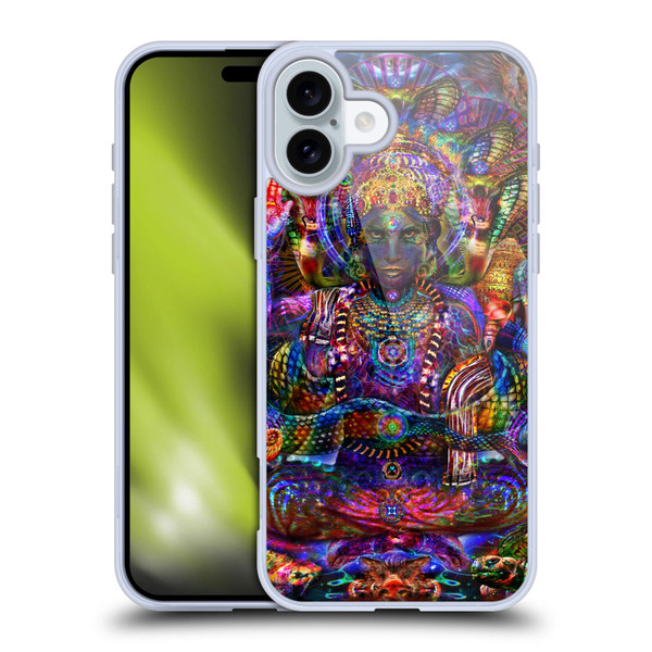 Jumbie Art Gods and Goddesses Vishnu Soft Gel Case for Apple iPhone 16 Plus
