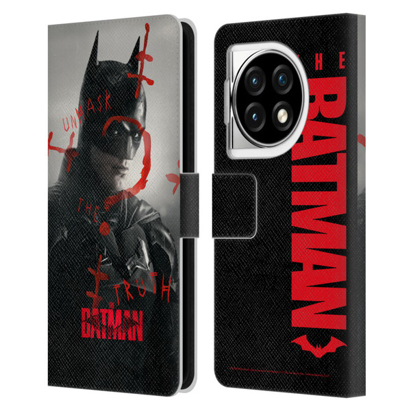 The Batman Posters Unmask The Truth Leather Book Wallet Case Cover For OPPO OnePlus Ace 3 5G