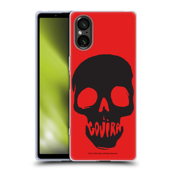 Gojira Graphics Skull Mouth Soft Gel Case for Sony Xperia 5 V 5G