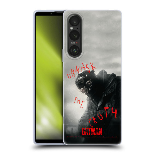 The Batman Posters Riddler Unmask The Truth Soft Gel Case for Sony Xperia 1 V 5G