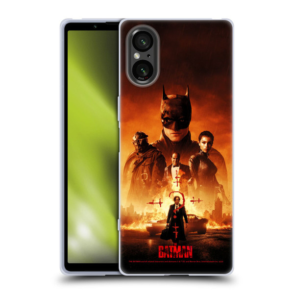 The Batman Posters Group Soft Gel Case for Sony Xperia 5 V 5G