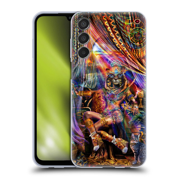 Jumbie Art Gods and Goddesses Bastet Soft Gel Case for Samsung Galaxy M15/F15 5G