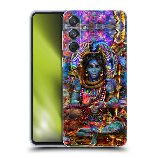Jumbie Art Gods and Goddesses Shiva Soft Gel Case for Samsung Galaxy M55 5G