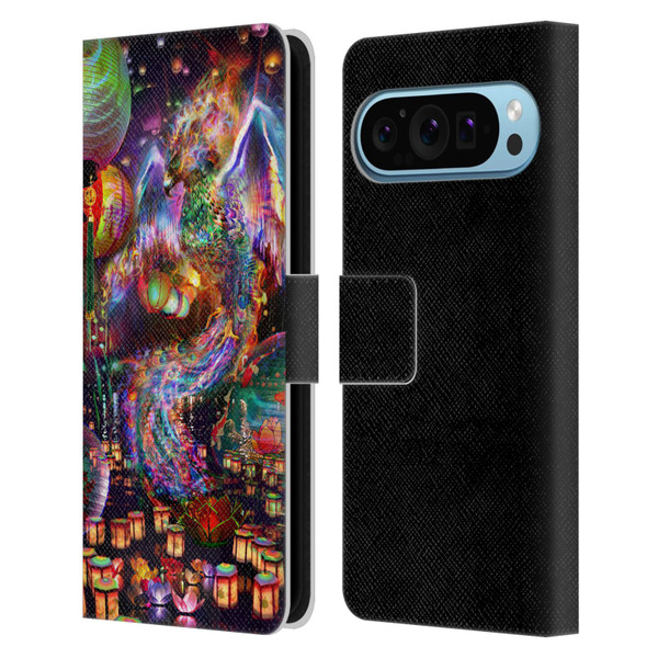 Jumbie Art Visionary Phoenix Leather Book Wallet Case Cover For Google Pixel 9 / Pixel 9 Pro