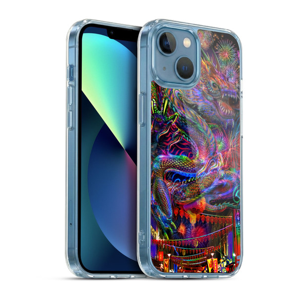 Jumbie Art Visionary Dragon Soft Gel Case for Apple iPhone 13 Mini & MagSafe