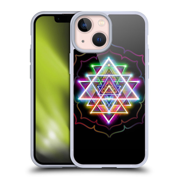 Jumbie Art Visionary Sri Yantra Soft Gel Case for Apple iPhone 13 Mini