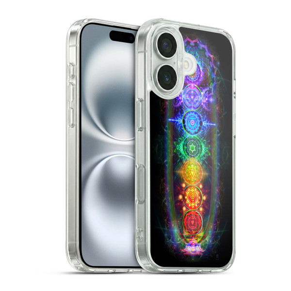 Jumbie Art Visionary Chakras Soft Gel Case for Apple iPhone 16 & MagSafe