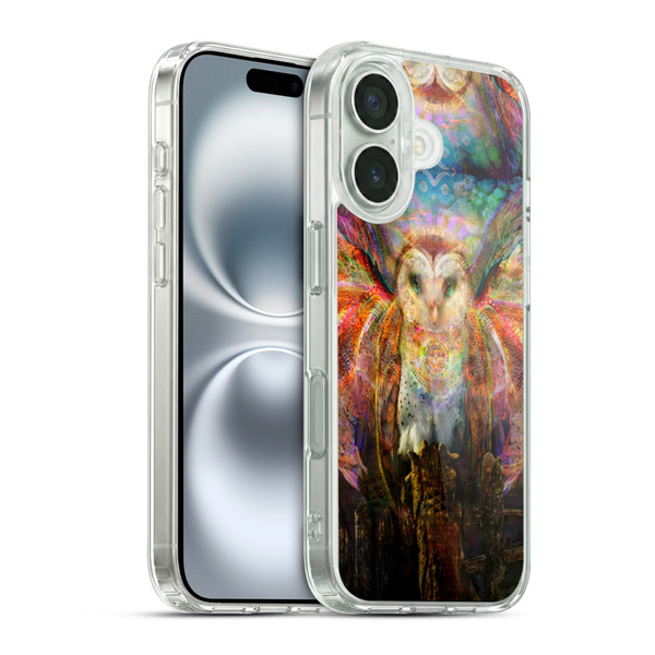 Jumbie Art Visionary Owl Soft Gel Case for Apple iPhone 16 & MagSafe