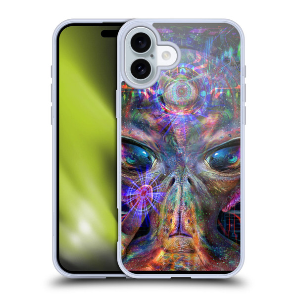 Jumbie Art Visionary Alien Soft Gel Case for Apple iPhone 16 Plus