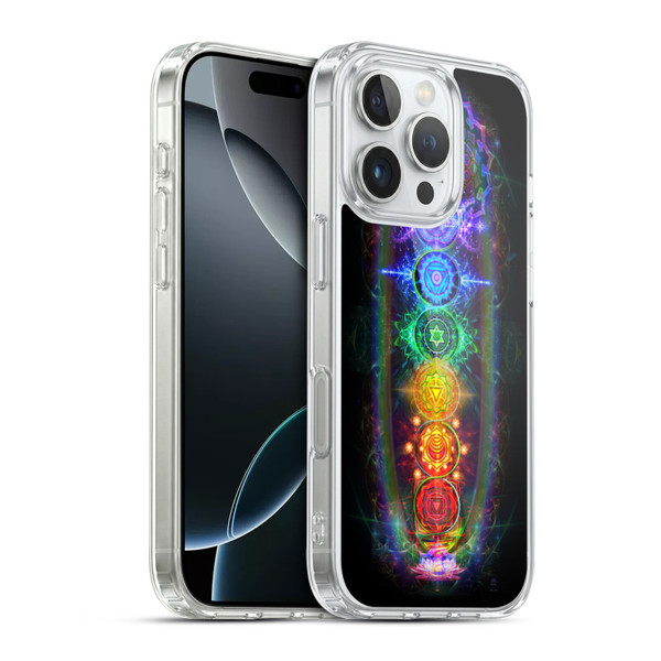 Jumbie Art Visionary Chakras Soft Gel Case for Apple iPhone 16 Pro & MagSafe