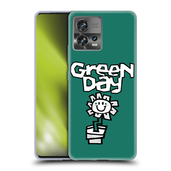 Green Day Graphics Flower Soft Gel Case for Motorola Moto Edge 30 Fusion