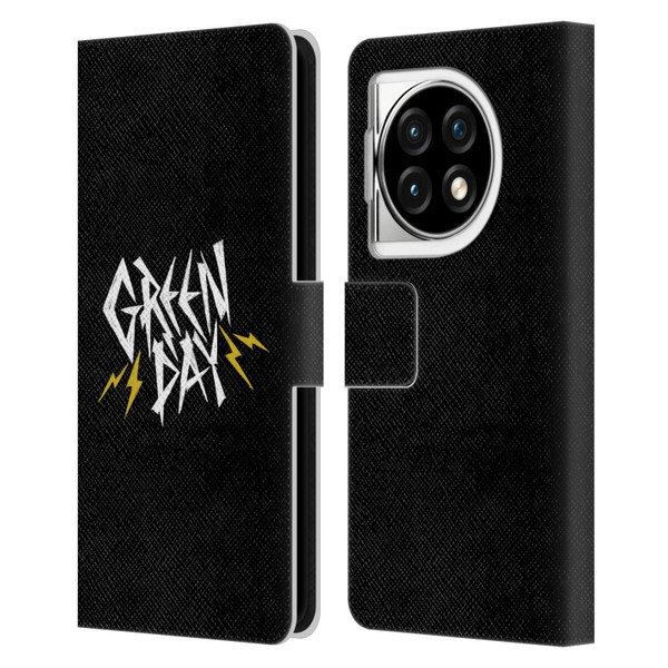 Green Day Graphics Bolts Leather Book Wallet Case Cover For OPPO OnePlus Ace 3 5G