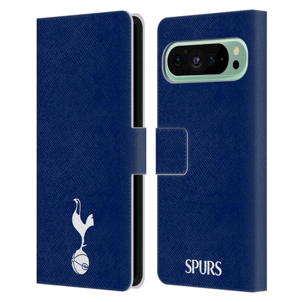 Tottenham Hotspur F.C. Badge Small Cockerel Leather Book Wallet Case Cover For Google Pixel 9 Pro XL