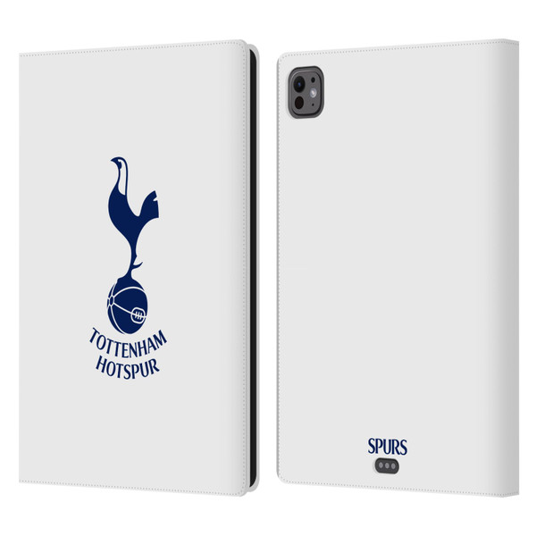 Tottenham Hotspur F.C. Badge Blue Cockerel Leather Book Wallet Case Cover For Apple iPad Pro 11 M4 2024