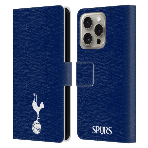 Tottenham Hotspur F.C. Badge Small Cockerel Leather Book Wallet Case Cover For Apple iPhone 16 Pro