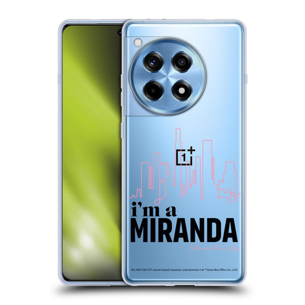 Sex and The City: Television Series Characters I'm A Miranda Soft Gel Case for OPPO OnePlus Ace 3 5G