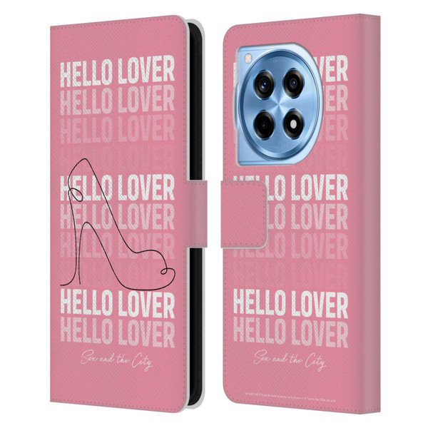 Sex and The City: Television Series Characters Hello Lover Carrie Leather Book Wallet Case Cover For OnePlus 12R