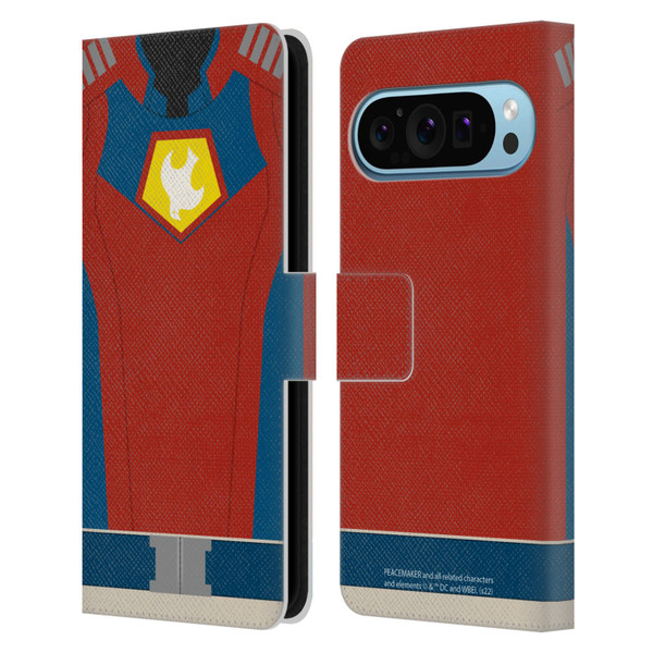 Peacemaker: Television Series Graphics Costume Leather Book Wallet Case Cover For Google Pixel 9 / Pixel 9 Pro