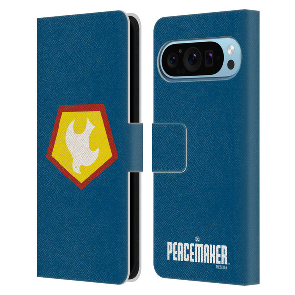 Peacemaker: Television Series Graphics Logo Leather Book Wallet Case Cover For Google Pixel 9 / Pixel 9 Pro