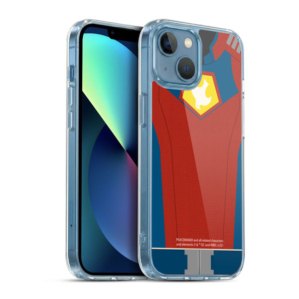 Peacemaker: Television Series Graphics Costume Soft Gel Case for Apple iPhone 13 Mini & MagSafe