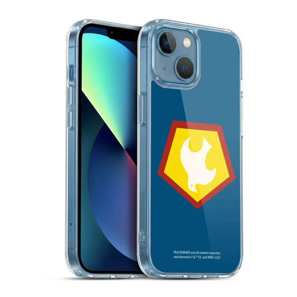 Peacemaker: Television Series Graphics Logo Soft Gel Case for Apple iPhone 13 Mini & MagSafe