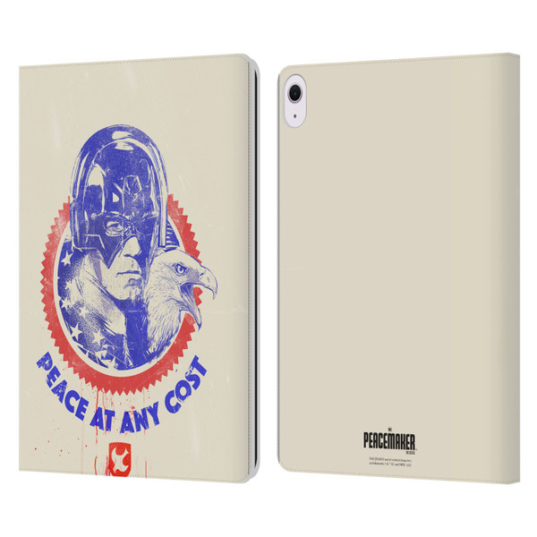 Peacemaker: Television Series Graphics Christopher Smith & Eagly Leather Book Wallet Case Cover For Apple iPad Air 13 2024