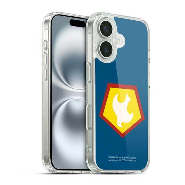 Peacemaker: Television Series Graphics Logo Soft Gel Case for Apple iPhone 16 & MagSafe