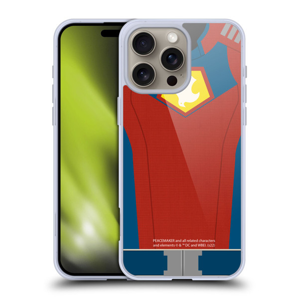 Peacemaker: Television Series Graphics Costume Soft Gel Case for Apple iPhone 16 Pro Max