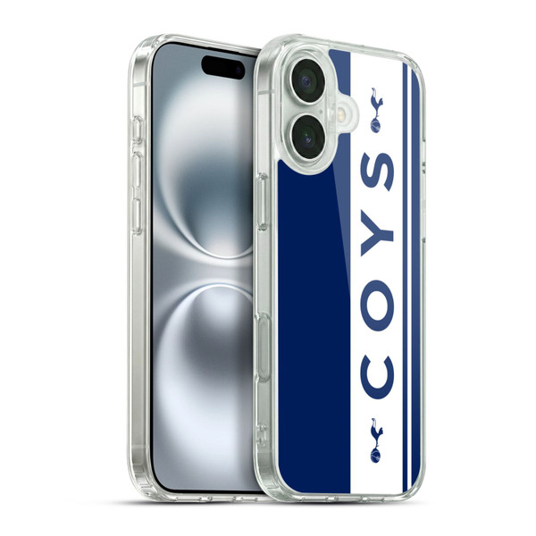 Tottenham Hotspur F.C. Badge COYS Soft Gel Case for Apple iPhone 16 Plus & MagSafe