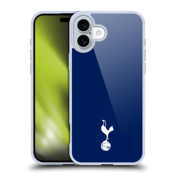 Tottenham Hotspur F.C. Badge Small Cockerel Soft Gel Case for Apple iPhone 16 Plus