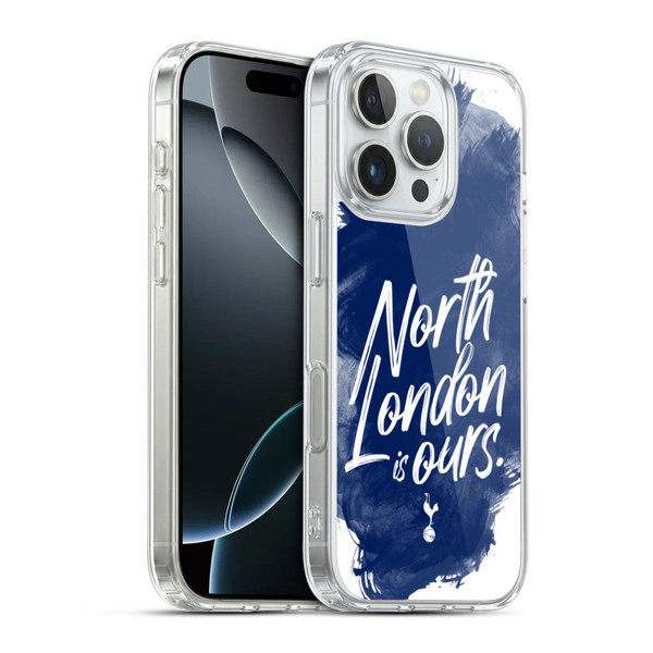 Tottenham Hotspur F.C. Badge North London Is Ours Soft Gel Case for Apple iPhone 16 Pro & MagSafe