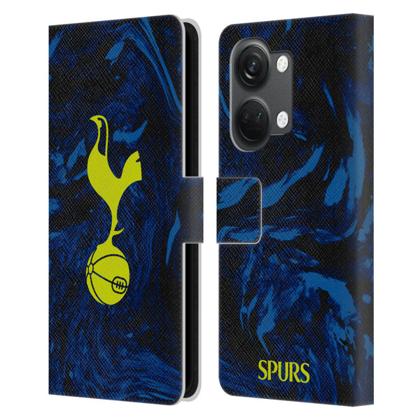 Tottenham Hotspur F.C. 2021/22 Badge Kit Away Leather Book Wallet Case Cover For OnePlus Nord 3 5G