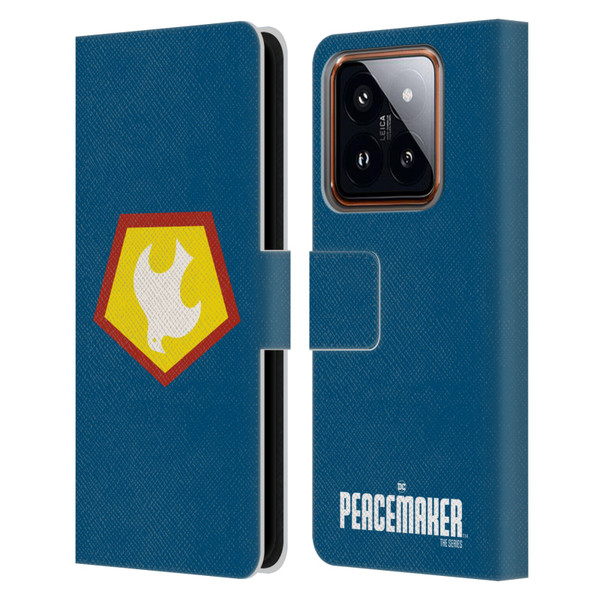 Peacemaker: Television Series Graphics Logo Leather Book Wallet Case Cover For Xiaomi 14