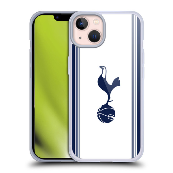 Tottenham Hotspur F.C. 2024/25 Badge Kit Home Soft Gel Case for Apple iPhone 13