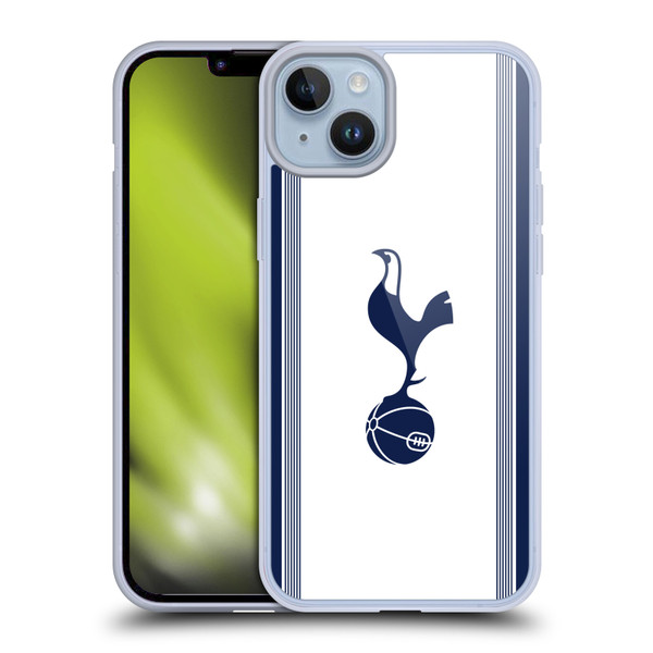 Tottenham Hotspur F.C. 2024/25 Badge Kit Home Soft Gel Case for Apple iPhone 14 Plus