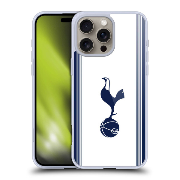 Tottenham Hotspur F.C. 2024/25 Badge Kit Home Soft Gel Case for Apple iPhone 16 Pro Max