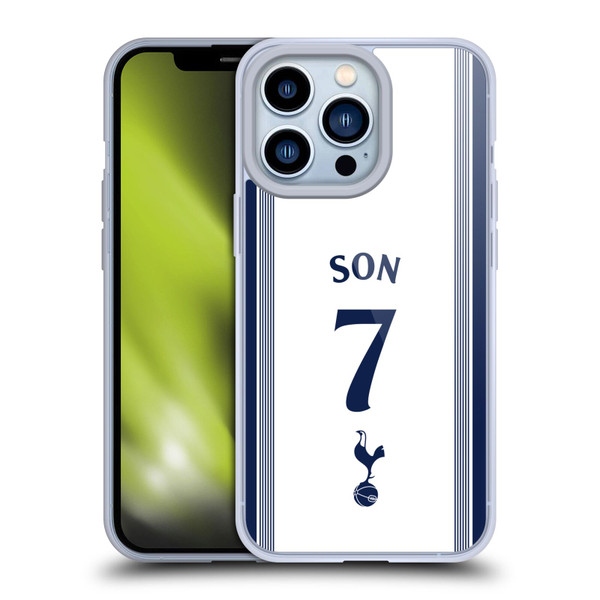 Tottenham Hotspur F.C. 2024/25 Players Home Kit Son Heung-Min Soft Gel Case for Apple iPhone 13 Pro Tottenham Hotspur F.C. 2024/25 Players Home Kit Son Heung-Min Soft Gel Case for Apple iPhone 13 Pro