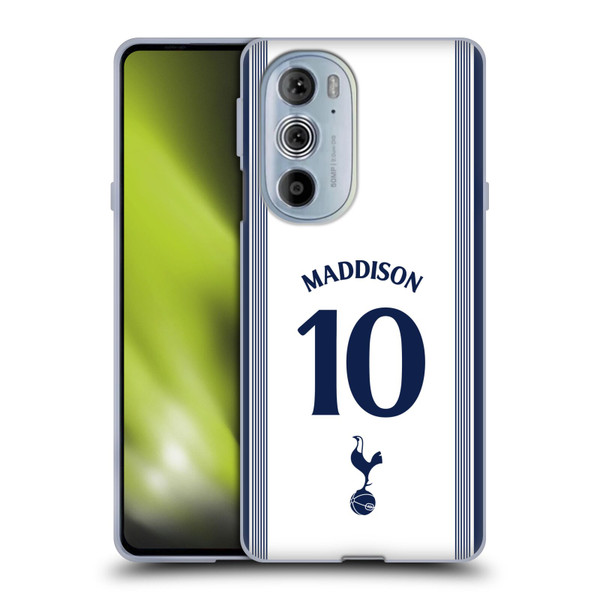 Tottenham Hotspur F.C. 2024/25 Players Home Kit James Maddison Soft Gel Case for Motorola Edge X30 Tottenham Hotspur F.C. 2024/25 Players Home Kit James Maddison Soft Gel Case for Motorola Edge X30