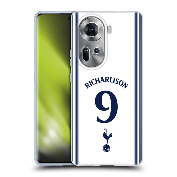Tottenham Hotspur F.C. 2024/25 Players Home Kit Richarlison Soft Gel Case for OPPO Reno11 Tottenham Hotspur F.C. 2024/25 Players Home Kit Richarlison Soft Gel Case for OPPO Reno11