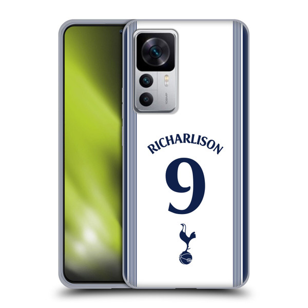 Tottenham Hotspur F.C. 2024/25 Players Home Kit Richarlison Soft Gel Case for Xiaomi 12T 5G / 12T Pro 5G / Redmi K50 Ultra 5G