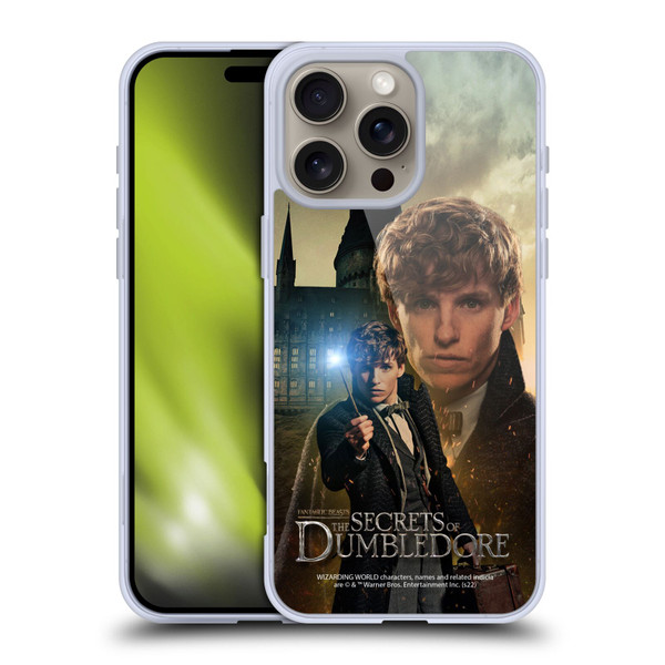 Fantastic Beasts: Secrets of Dumbledore Character Art Newt Scamander Soft Gel Case for Apple iPhone 16 Pro Max