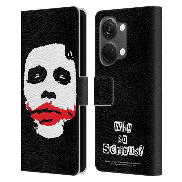 The Dark Knight Character Art Joker Face Leather Book Wallet Case Cover For OnePlus Nord 3 5G