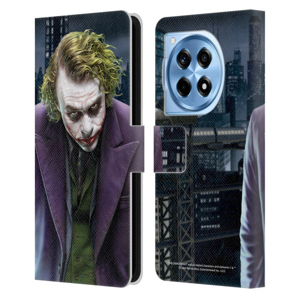 The Dark Knight Character Art Joker Leather Book Wallet Case Cover For OnePlus 12R