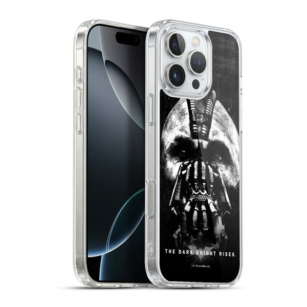 The Dark Knight Rises Key Art Bane Soft Gel Case for Apple iPhone 16 Pro Max & MagSafe