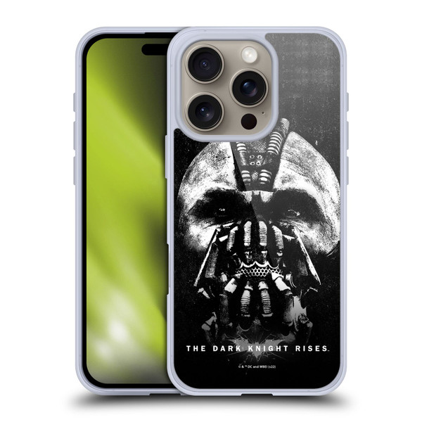 The Dark Knight Rises Key Art Bane Soft Gel Case for Apple iPhone 16 Pro