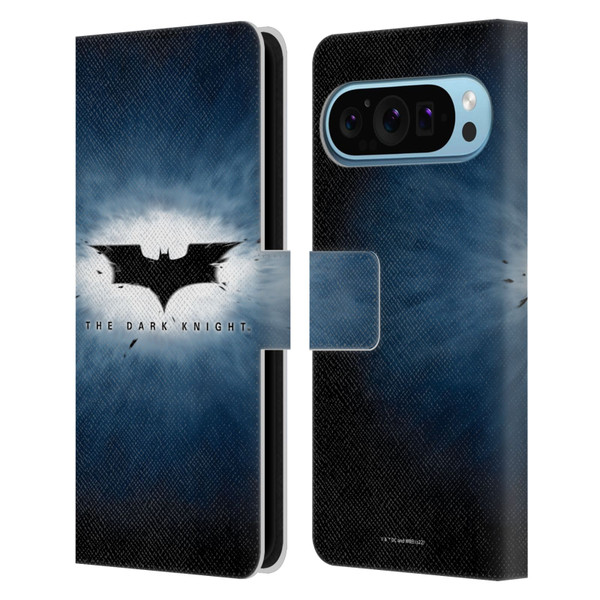 The Dark Knight Graphics Logo Leather Book Wallet Case Cover For Google Pixel 9 / Pixel 9 Pro