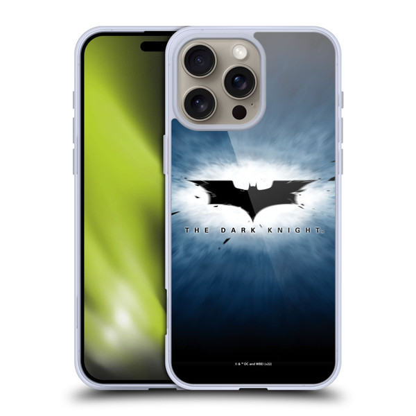 The Dark Knight Graphics Logo Soft Gel Case for Apple iPhone 16 Pro Max