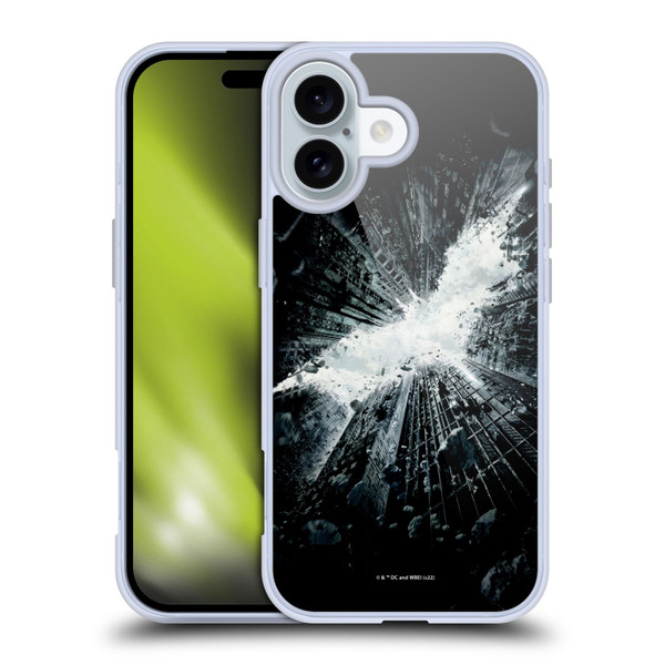 The Dark Knight Rises Logo Poster Soft Gel Case for Apple iPhone 16