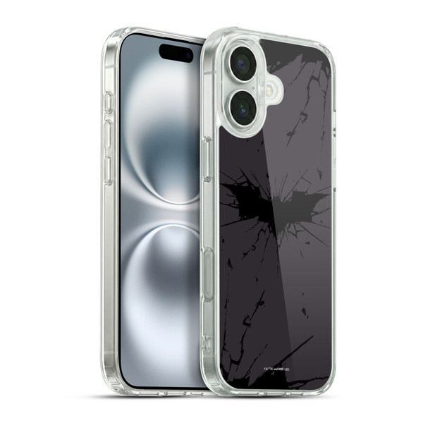 The Dark Knight Rises Logo Black Soft Gel Case for Apple iPhone 16 Plus & MagSafe