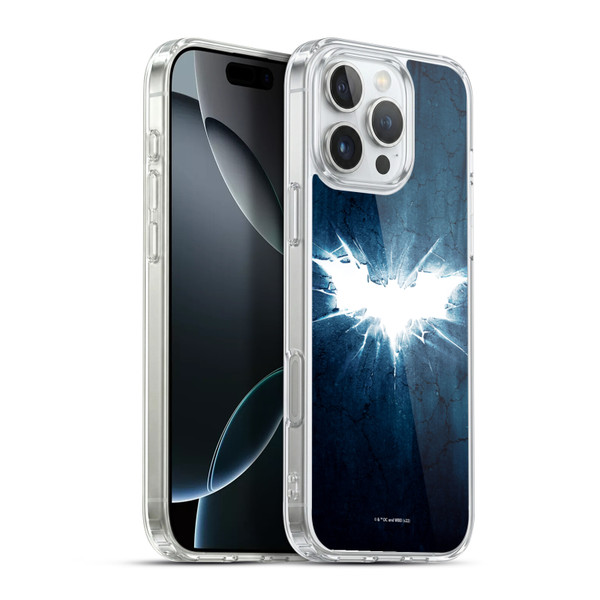 The Dark Knight Rises Logo Grunge Soft Gel Case for Apple iPhone 16 Pro Max & MagSafe